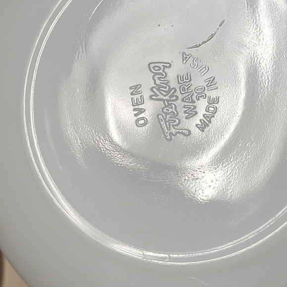 Fire King Saucers Set of 4 - Picture 4 of 4